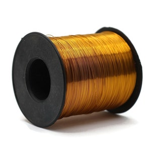 2400 Feet Copper Wire, Gold Jewelry Wire, Dead Soft Artisan Wire Wrap 28 Gauge (0.3 mm), Plated Non Tarnish Wire Coil and Spool WRRI