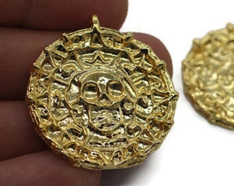 呪われた宝物アステカの金貨 - Etsy 日本