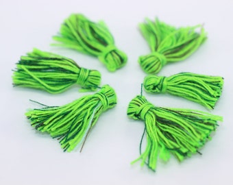 Green Tassels Pack Of 5 main image 1