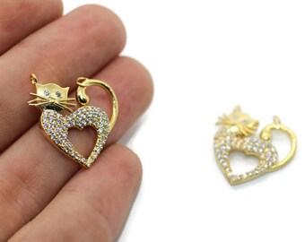 earrings Findings Jewelry 2pcs 14mm CZ Micro Pave Filigree teardrop drop Cubic Zirconia charm pendant