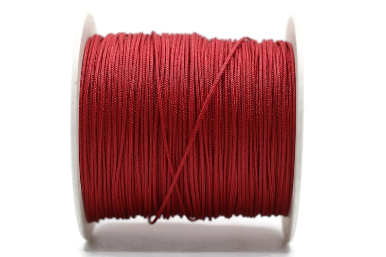 Kukyller Corde En Nylon Rouge De 100 M, Fil De Nylon, Cordon