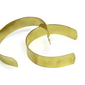 Handmade Wide 15mm Raw Brass Cuff Bracelet Bangle, 15 mm Bracelet Blank, Cuff Bracelet, Handmade Cuff Bracelet Bangle, BRER