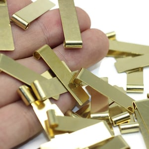 8x32mm Rectangle Bended, Rectangle Blanks, rectangle stamping blanks, Brass Blanks, Rectangle charms, laser charms, brass finding, STBL