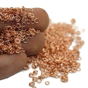 Bulk 360 Pieces of 6x0.7mm Light Gold Jump Rings Open Jumprings Findings -   Norway