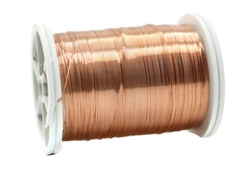 Bobine Fil De Cuivre Demi-dur Uxcell - Calibre 23 (0,6mm) 7 Mètres - Pour Création Artisanale Et Bijoux