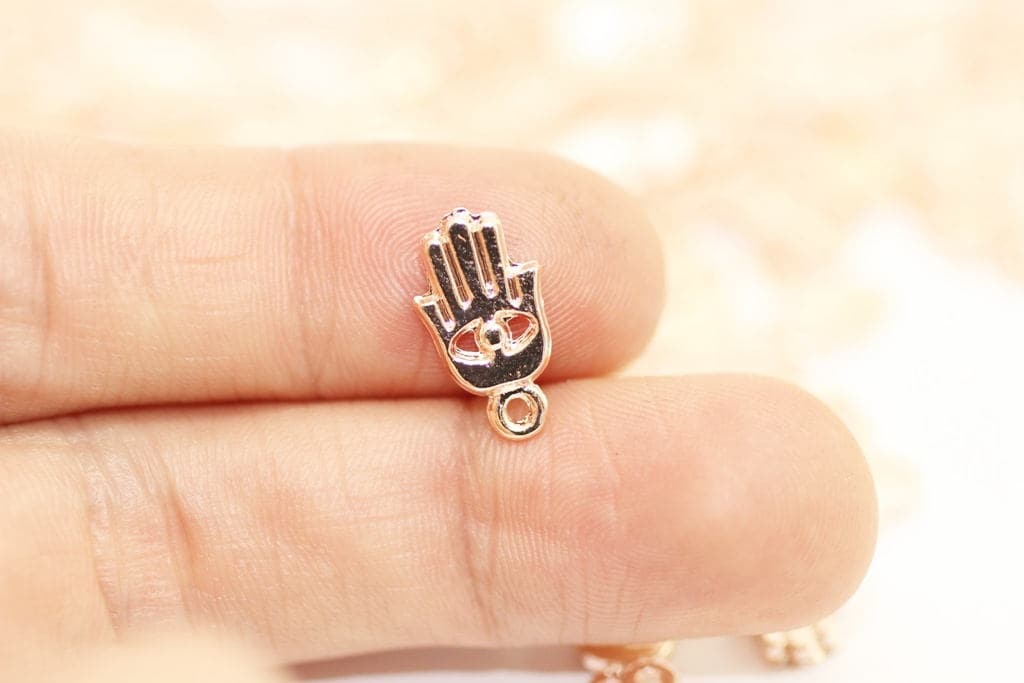 Mini hamsa bracelet - Rose Gold main image 0
