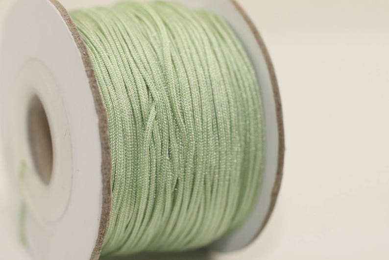 Bracelet Making Knotting Cord CR028 0 8mm Cord Shamballa Macrame Jewelry Supplies 50 m 55 yard 0.8 mm Nylon Knotting Cord