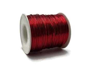 731 Feet Roter Kupferdraht, Massives Kupfer, Dead Soft Artisan Wire Wrap 20 Gauge (0,8 mm), Unbeschichteter Kupferdraht