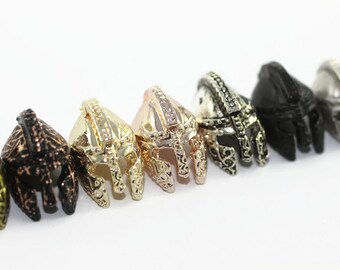 Pick Your Spartan Helmet - Gladiator Charms, 14x18 mm Helmet Beads with Two Holes, Spartan Helmet Bracelet Charms