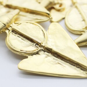 Mat Gold Tribal Arrow Head Pendant, 28x54mm Spear Head Pendants, Arrow Pendants, Arrow Findings, Arrow Necklace, Tribal Pendant, Arrow charm