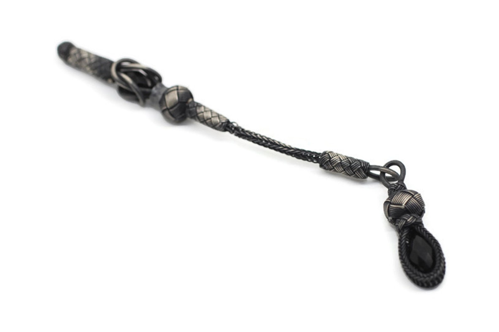 925 Silver Tassel for Tasbeeh Prayer Beads Black Tassels Etsy