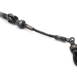 925 Silver Tassel for Tasbeeh, Prayer Beads, Black Tassels, Making tasbeeh, Misbaha, Tasbih tassel, Tasbeeh tassel, islamic Rosaries, TS25 image 2