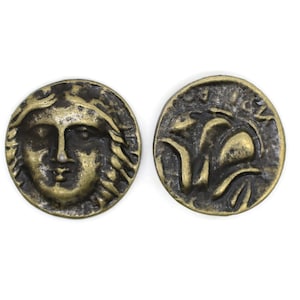 Cilicia coins, Ancient Roman Emperor Coins Replica Antique Bronze coins, 22 mm Roman Empire artifact, Ancient Greek Rome art coins, HST