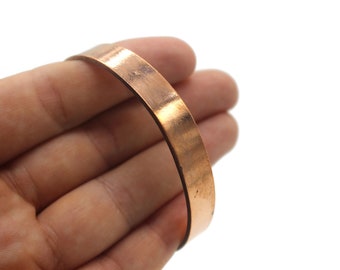 10mm Pure Copper Bracelet, Adjustable Cuff, Copper Bracelet, Unisex Bangle, Copper Cuff Bracelet, Arthritis bracelet, Copper Jewelry