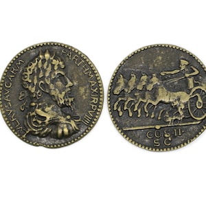 Lvervsavgarm Parthmaxirp VIIII, Antique Bronze Coins, 34 Mm Roman