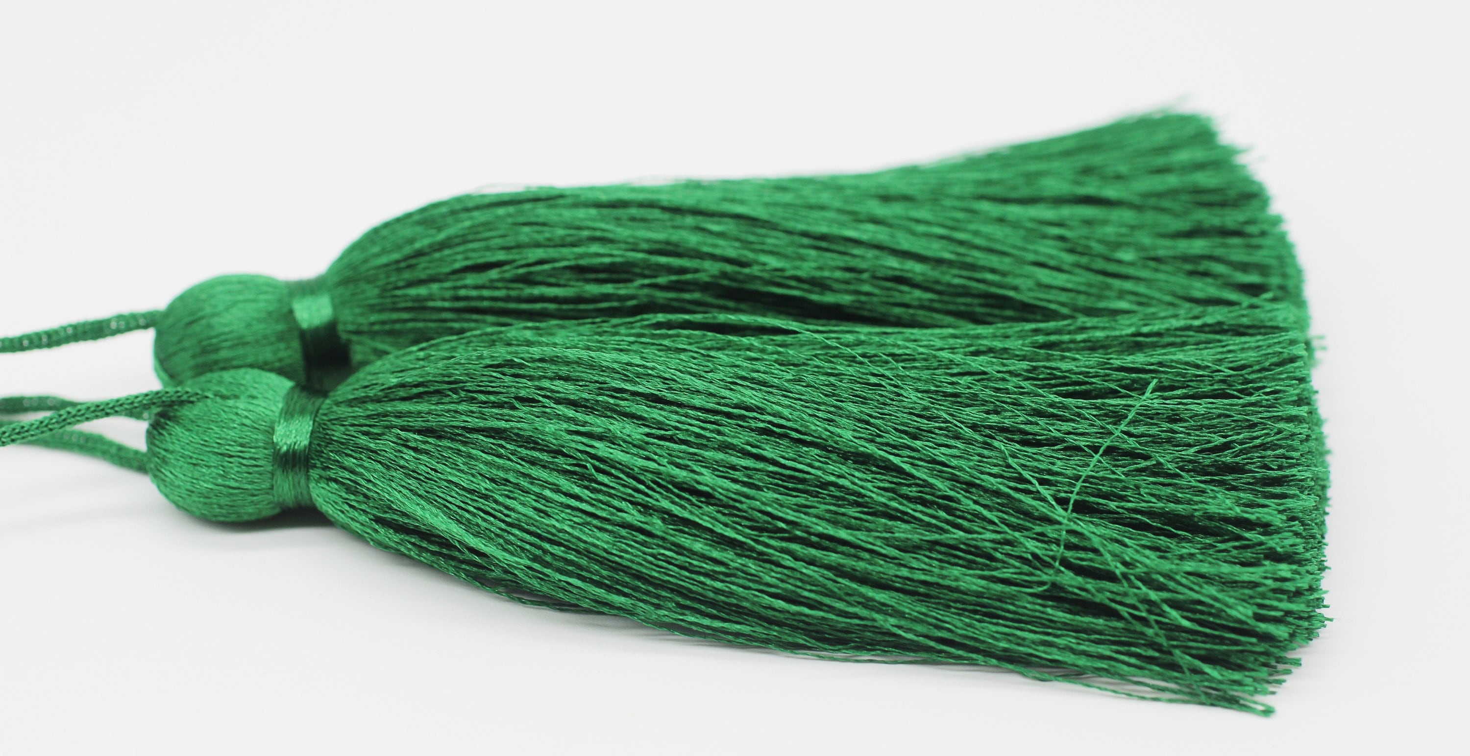 2/5/10 pcs Grass Green Tassel Large Tassel Silky Tassel 110 Etsy