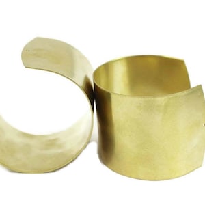 Handmade Wide 45 mm Raw Brass Cuff Bracelet Bangle, 45 mm Bracelet Blank, Cuff Bracelet, Handmade Cuff Bracelet Bangle, BRER