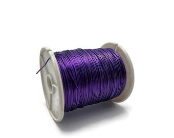 731 Feet Lila Kupferdraht, Massives Kupfer, Dead Soft Artisan Wire Wrap 20 Gauge (0,8 mm), Unbeschichteter Kupferdraht Coil Und Spule WRRI