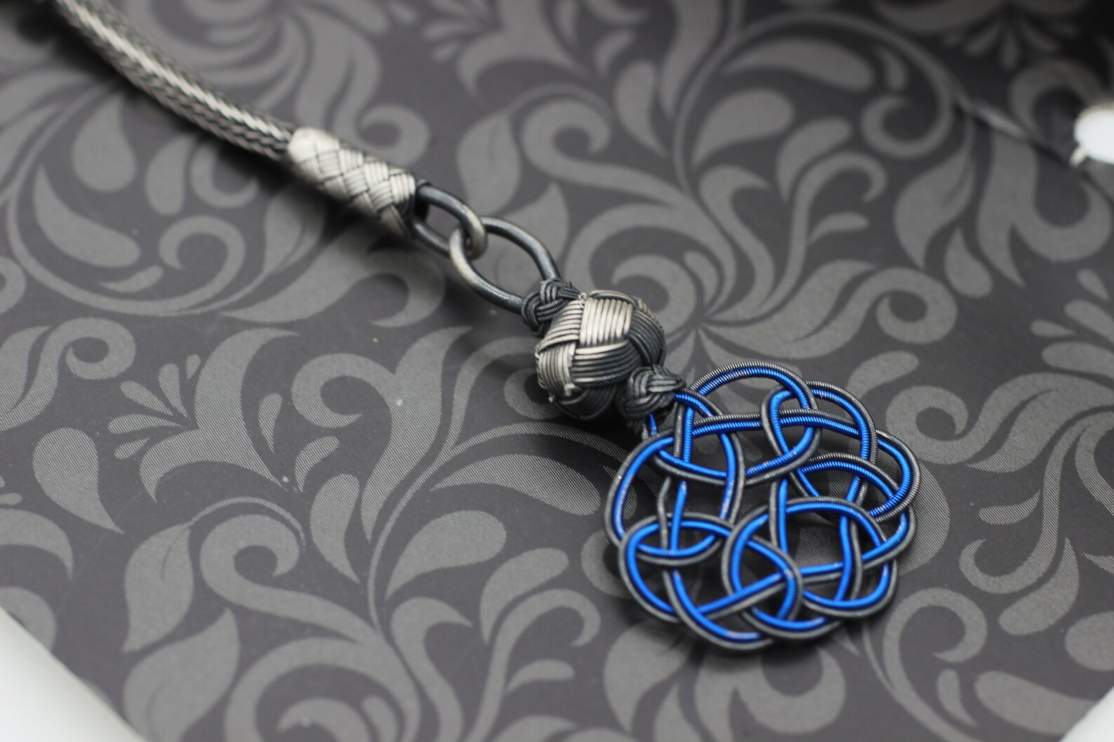 925 Silver Tassel for Tasbeeh Prayer Beads Blue Tassels Etsy