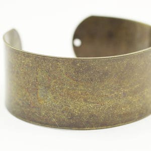 Handmade Wide 25 mm Antique Bronze Cuff Bracelet Bangle, 25 mm Bracelet Blank, Cuff Bracelet, Handmade Cuff Bracelet Bangle, BREB