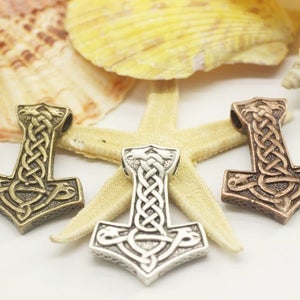 Thor hummer Pendant, 26x32 mm Anchor Pendant, paracord bracelet, Necklace Pendant, Bracelet Charm, Anchor Charm, making bracelet, THRP