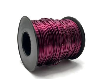 731 Feet Fuschia Kupferdraht, Massives Kupfer, Dead Soft Artisan Wire Wrap 0,8 mm (20 Gauge), Unbeschichteter Kupferdraht