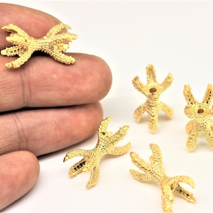 Matt Gold Eagle Claw Connector, Dragon Claw Bracelet Charms, 22mm Claw beads, Bracelet Connectors, Bracelet beads, making bracelet, DREC