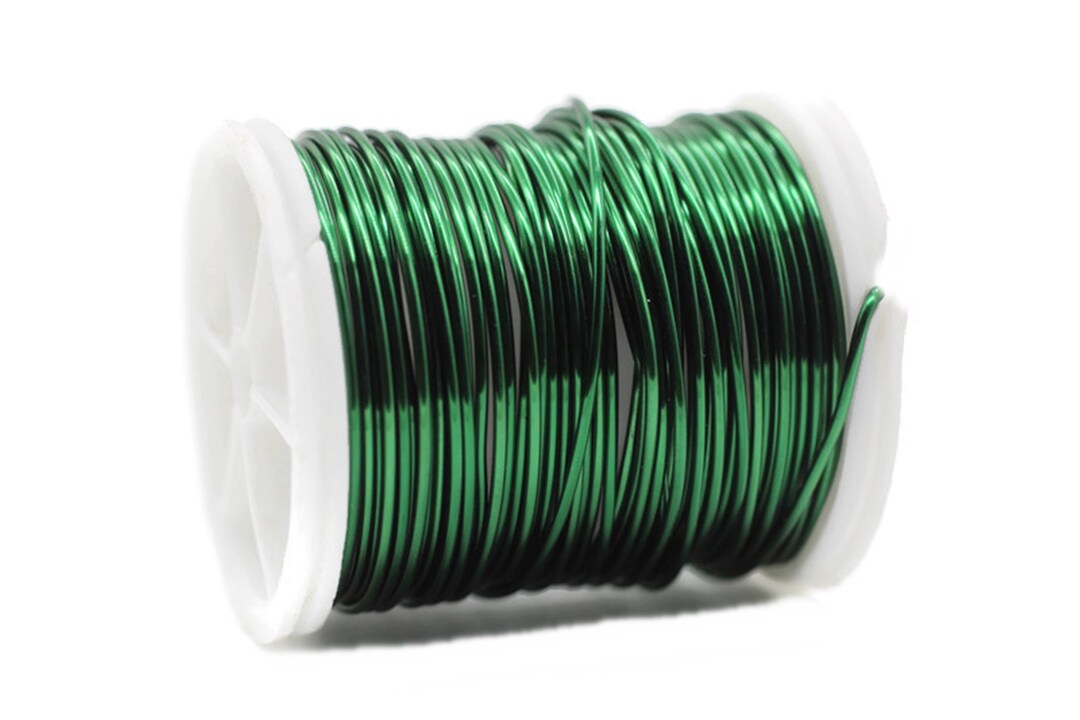 Forest Green Wire 18 Gauge 1 Mm 5 Yard 5 Meters Artistic Copper Craft Wire  Wire Wrapping 5 Yard Artisan Wires WRRI -  Canada