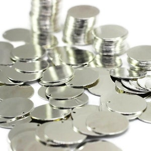 20 mm Antique Silver Brass Coins, Round Stamping Discs, Stamping Blanks, Stamping Tags, Round Discs, 20 mm coins, coin disc, SPDS