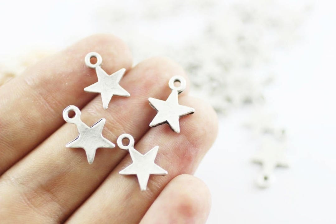 Shiny Gold Plated Mini Star Charms, 14x11 Mm Gold Star Pendants, Small Star  Charm, Star Necklace Charm, Star Bracelet Charms, STRC 