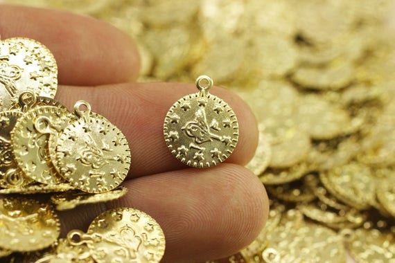 Hommes Pièces De Monnaie Tugra Bague En Or Ottomans Anneau Turc Sultan Laiton /'
