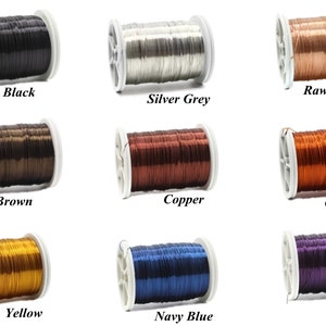 Craft Wire 28 Gauge Wire 65 Feet Spool Non Tarnish Jewelry Wire Crochet  Wire 