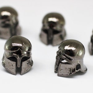 Gunmetal Gladiator Beads, 13 mm Helmet Beads, Spartan Charms, Helmet Charms, Bracelet Charms, making bracelet, bead for bracelet