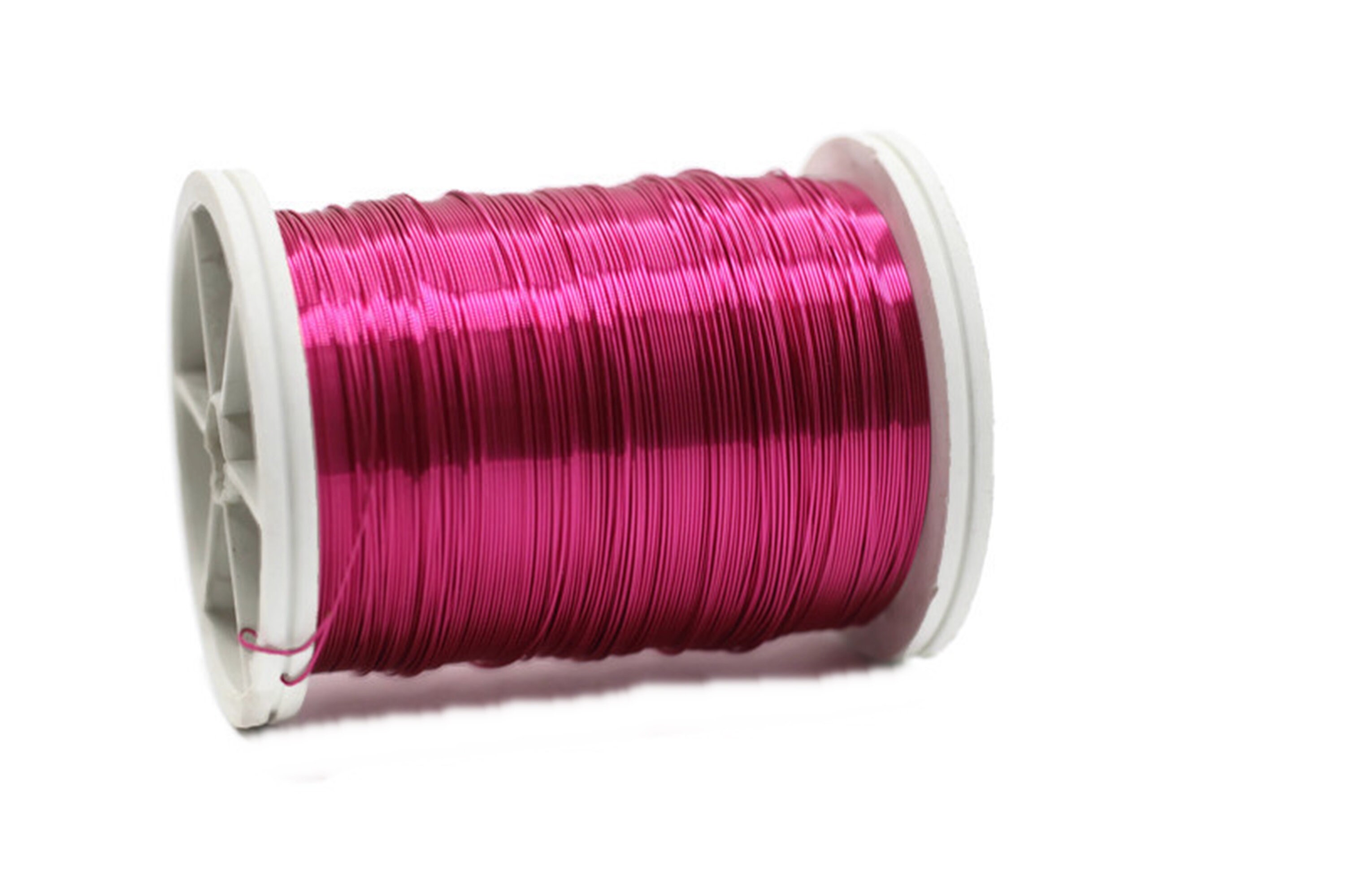 Pink Wire 28 Gauge 0.3 Mm 52 Yard 48 Meters, Wire Wrapping, Craft Wire, 52  Yard Artisan Wires, WRRI 