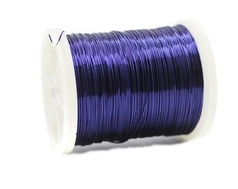 Violet Wire 26 Gauge (0.4 mm) 25 Yard 23 Meters | Dead Soft Wire Non Tarnish Copper Wire | Artisan Wire | WRRI