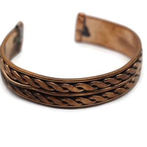 Pure Copper Spiral Thick Bracelet, Hammered Copper Bracelet, Unisex Bangle,  Copper Bracelet, Copper Cuff Bracelet, Arthritis bracelet