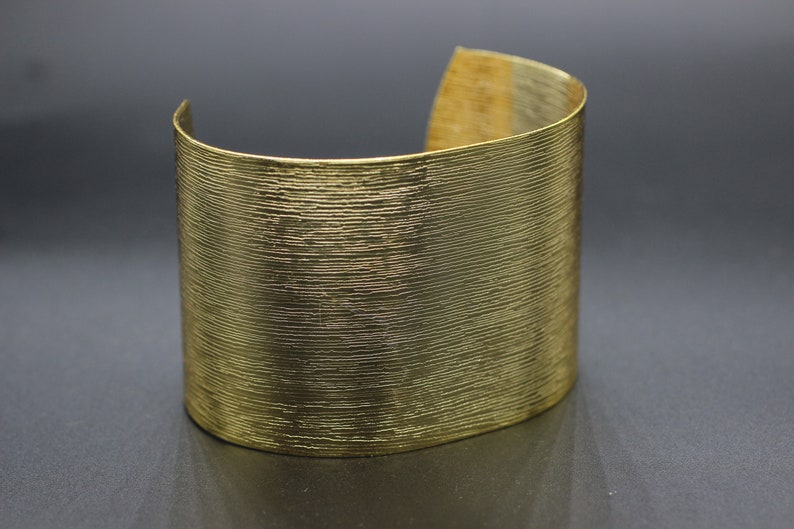 24K Gold Plated 50mm Bangle Cuff Bases| Bangle Bracelet Cuff Bracelet Blank Solid Gold Bangle Adjustable Open Cuff