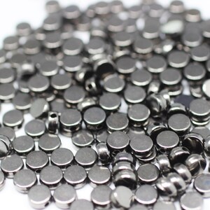 Lot De 350 Perles Spacer En Résine - 6mm, Couleur Dorée, Rondes, Pour Création De Bijoux
