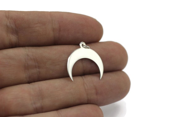 Buy Crescent Moon Necklace 925 Sterling Silver Charm