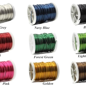 Pick Your Color 18 Gauge (1mm) 5 Yard 5 Meters, Craft Wire, Jewelry wire, Artisan Wire Wrap, WRRI