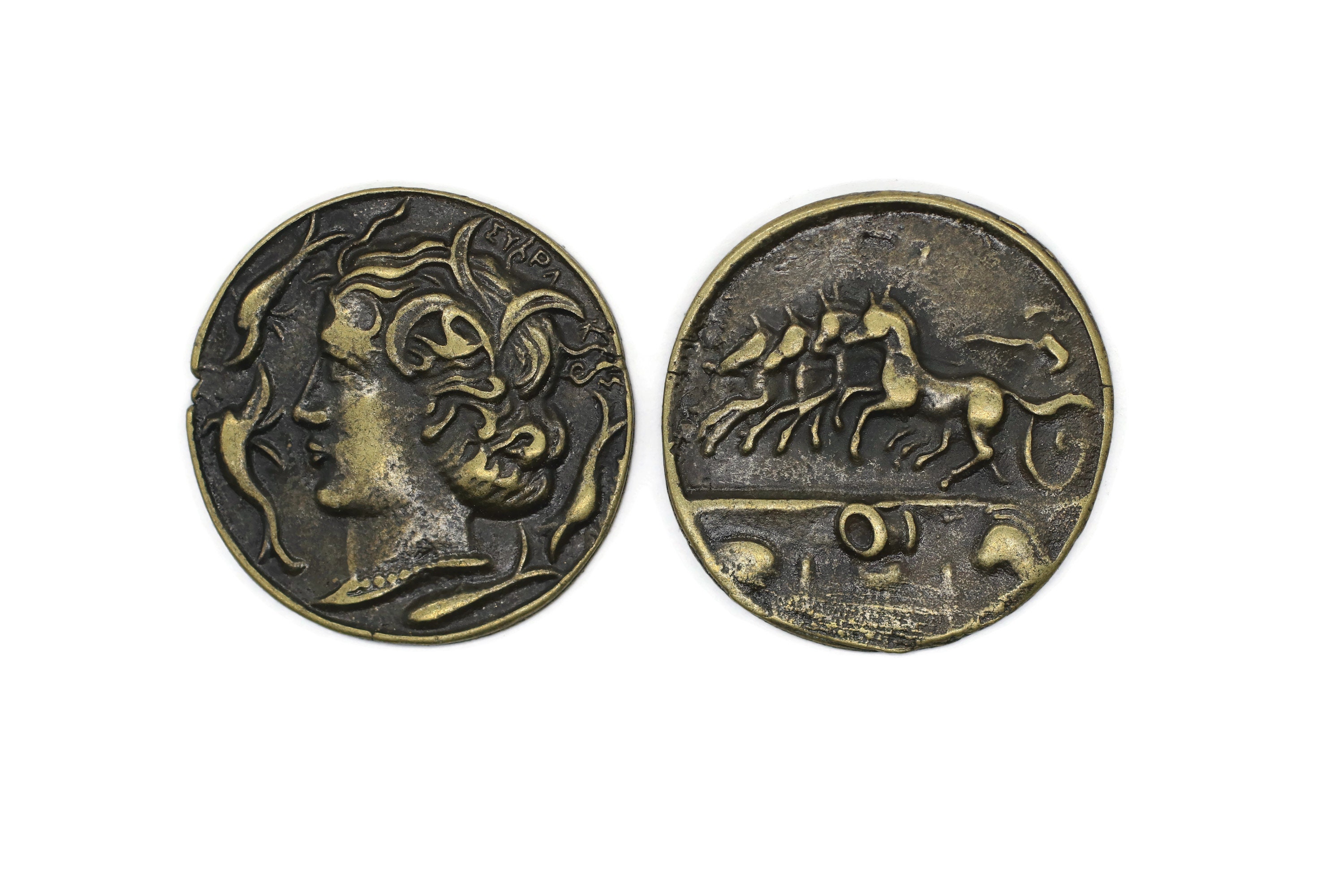 Phoenician Coin, Antique Bronze Roman Coins, 36 Mm Roman Empire