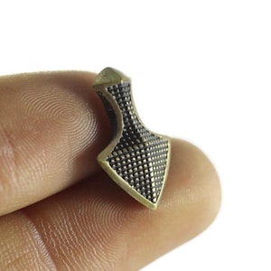 1 Pc Solid Bronze Dotted Arrowhead charm, 12x19mm Two Sided Arrow Charms, Arrow, arrowhead, arrow charm