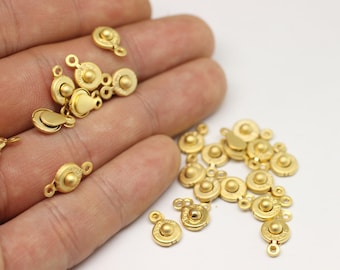 Gold Plated Snap Clasp Toggle Clasps, UFO Bracelet Clasps,  adjustable clasps, Button Clasps ball and socket clasps