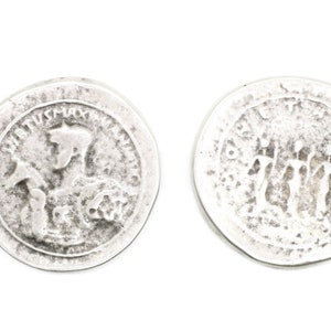 Antique silver coins, Maximianus Herculius 40 mm Roman Empire artifact, Ancient Greek Rome art coins, Historical coin, Replica coins, HST