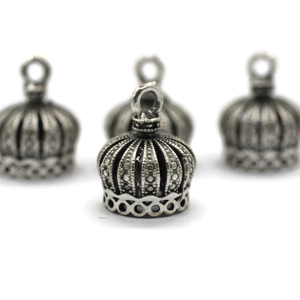 Bead Cap With Loop Etsy