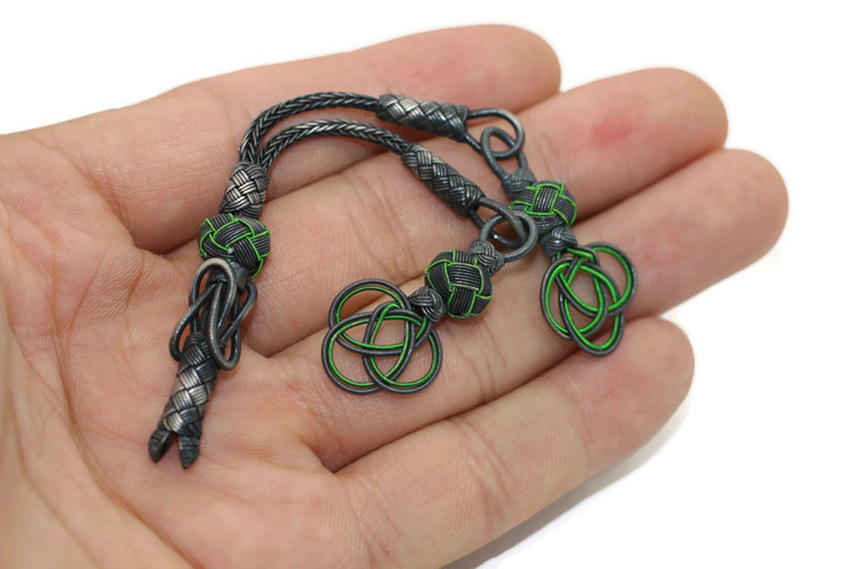 925 Silver Tassel for Tasbeeh Prayer Beads Green Tassels Etsy