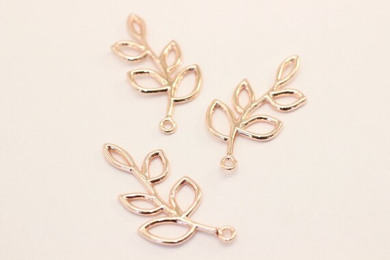 Charms pendant Tibetan silver Olive branch 15-50pcs Jewelry Accessories