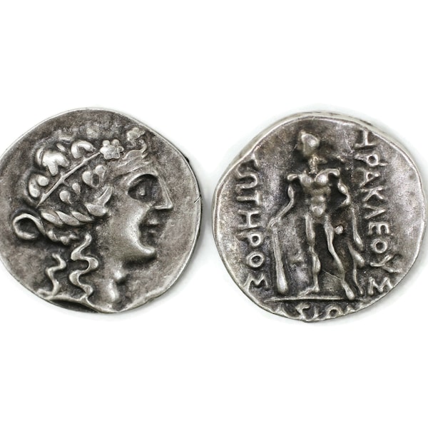 Roman Imperial Coins Antique silver coin, 26mm Roman Empire artifact, Ancient Greek Rome art coins, Historical Replica coins, HST