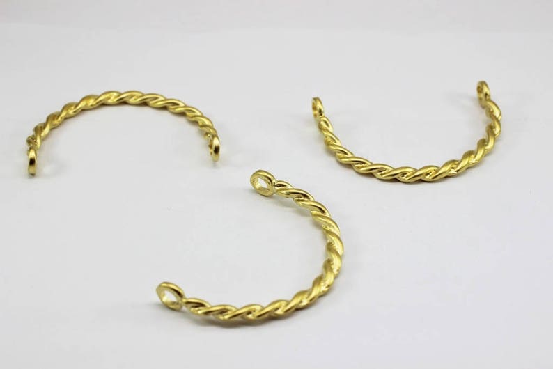 Making Bracelet Bracelet Supplies Spiral Bracelet Handmade Gold Plated Cuff Bracelet Bangle Twisted Bracelet 58 mm Gold Bracelet Blanks