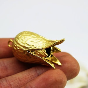 22k matowe złote nakładki na koraliki tulipany, 20 x 38 mm, nakładki stożkowe, nakładki końcowe, płaskie nakładki na koraliki, nakładki z frędzlami, nakładki na koraliki kwiatowe, złoty stożek NW